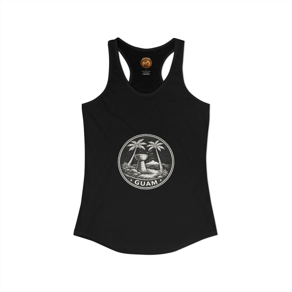 Women's Guam Island Palm | Ideal Racerback Tank