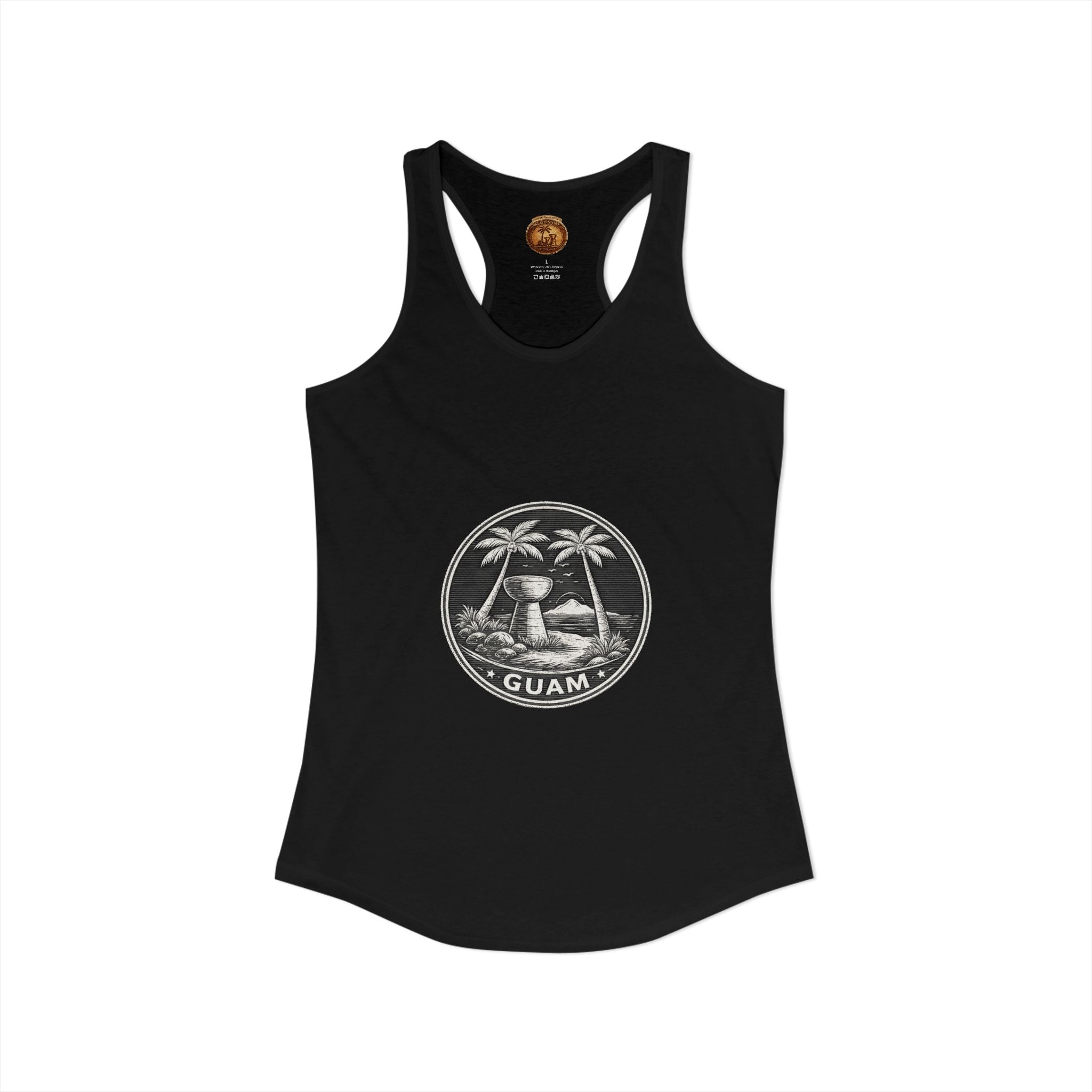 Women's Guam Island Palm | Ideal Racerback Tank