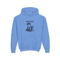 Personalized Hafa Adai Youth Hoodie — Guam Island Palm & Tiki Drum Sweatshirt