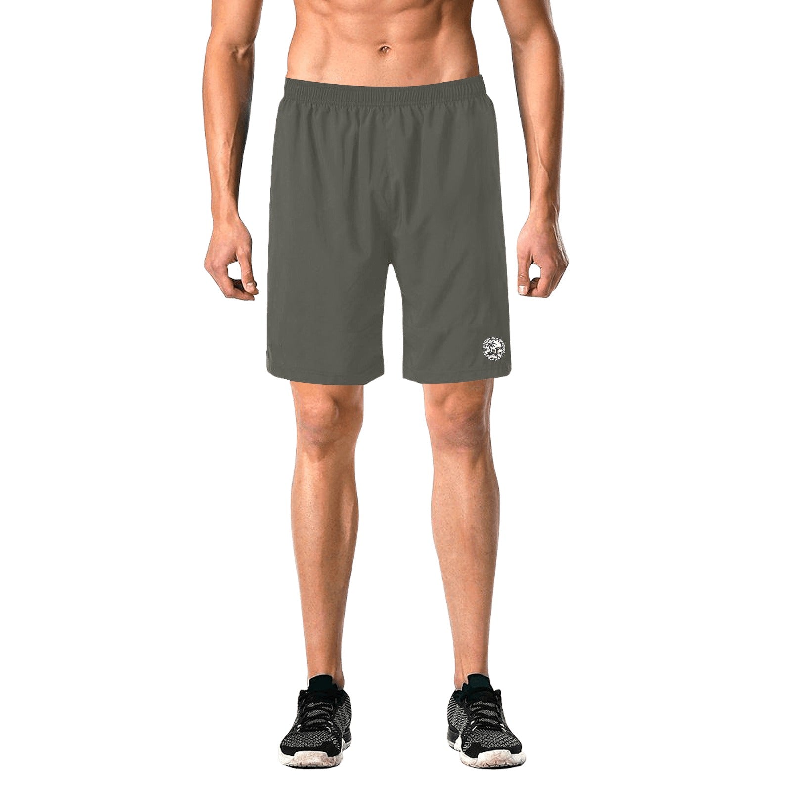 Men's Elastic Beach Shorts | Palm&Stone Signature Logo (6 colors | S-5XL)