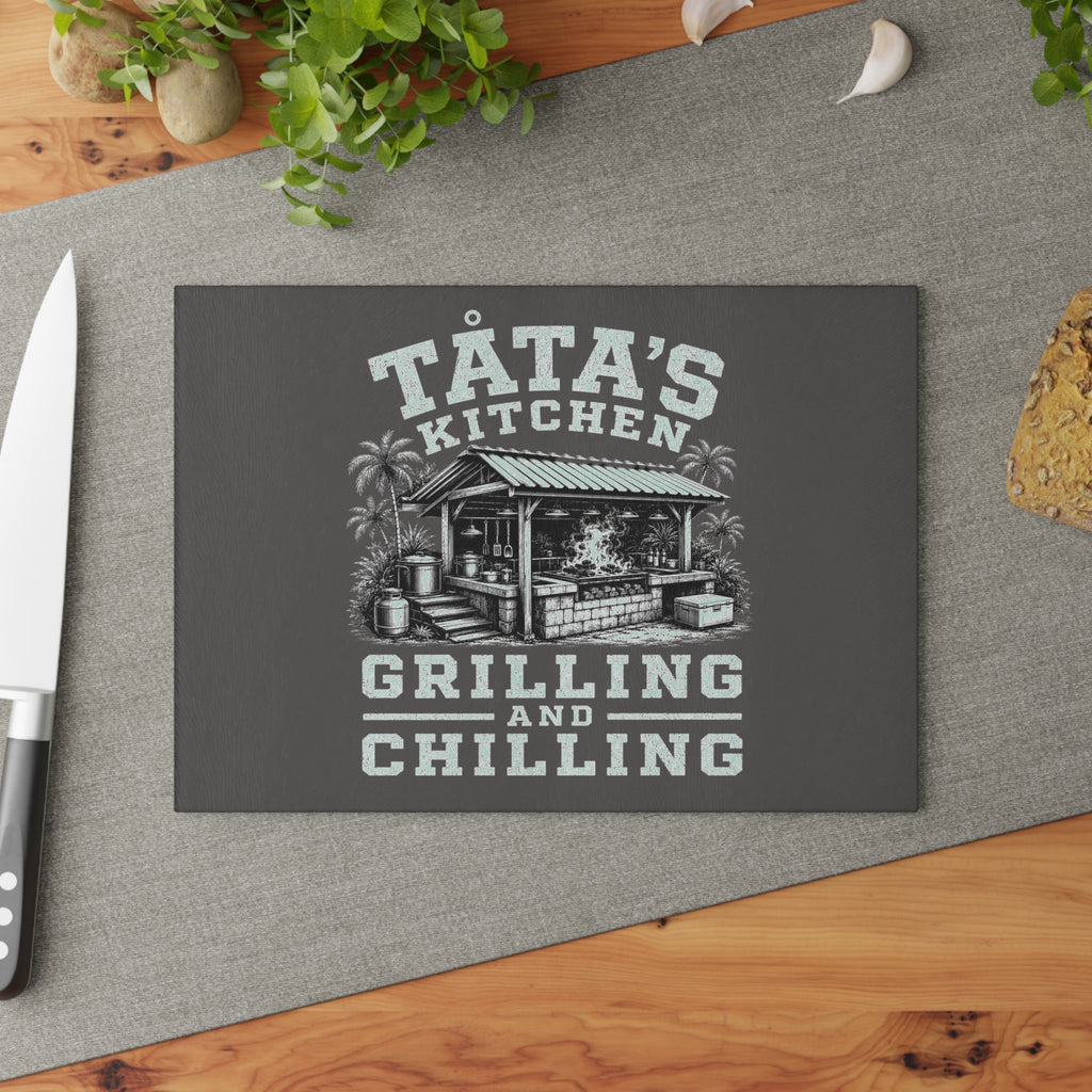 Cutting Board | “Tata’s Kitchen: Grilling and Chilling” BBQ Design