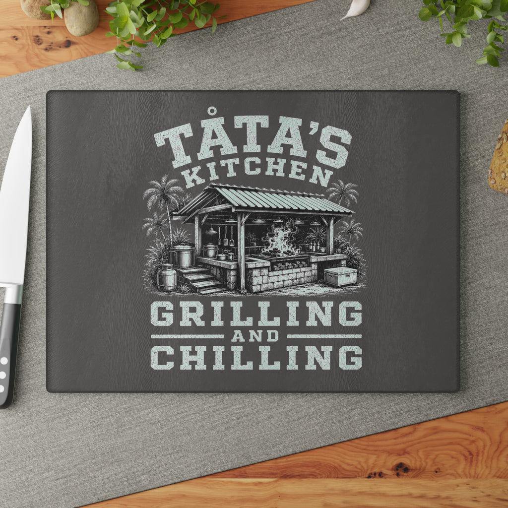 Cutting Board | “Tata’s Kitchen: Grilling and Chilling” BBQ Design