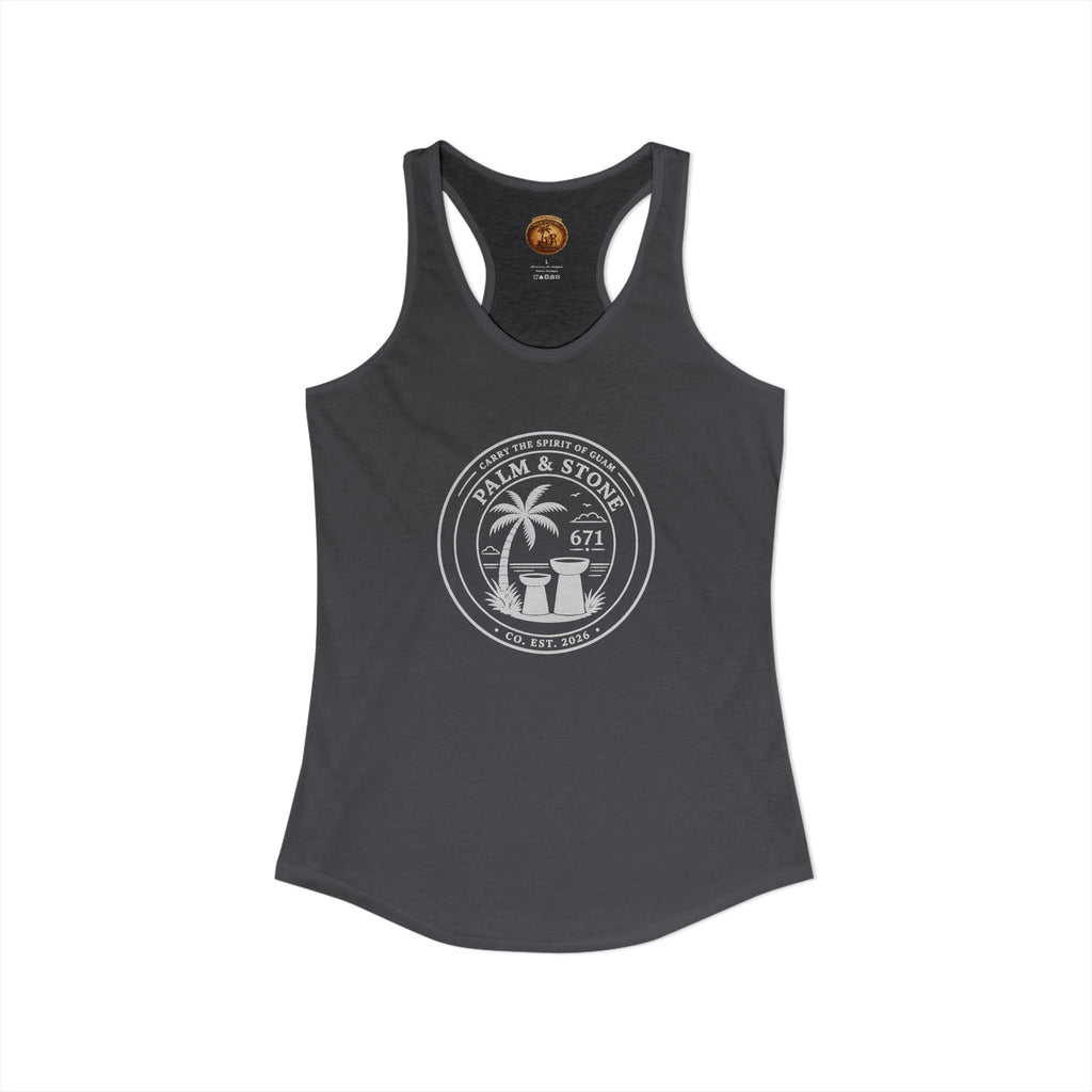 Women's Guam Island Palm | Ideal Racerback Tank