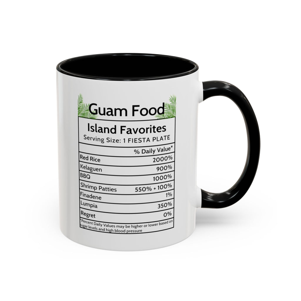 Personalized Name Guam Fiesta Menu Coffee Mug | Island Favorites Accent Mug (11/15oz)