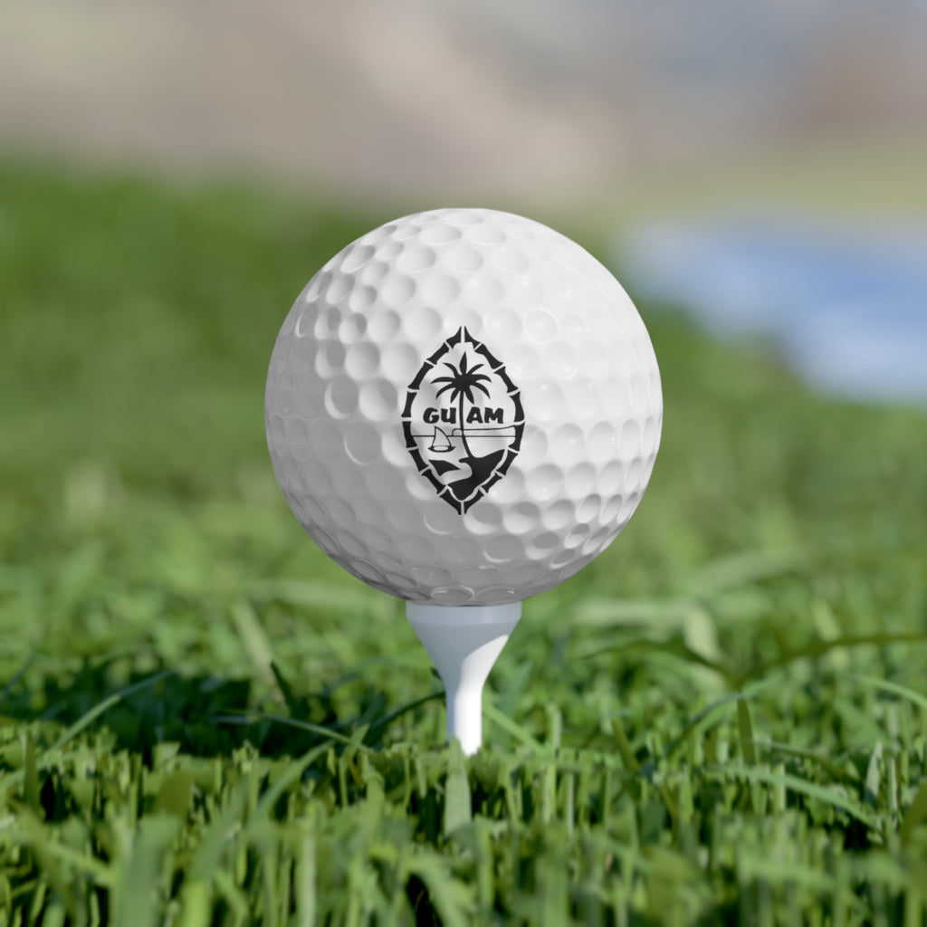 Guam Tribal Seal Golf Balls, 6pcs | Personalized Image or Name (Optional)