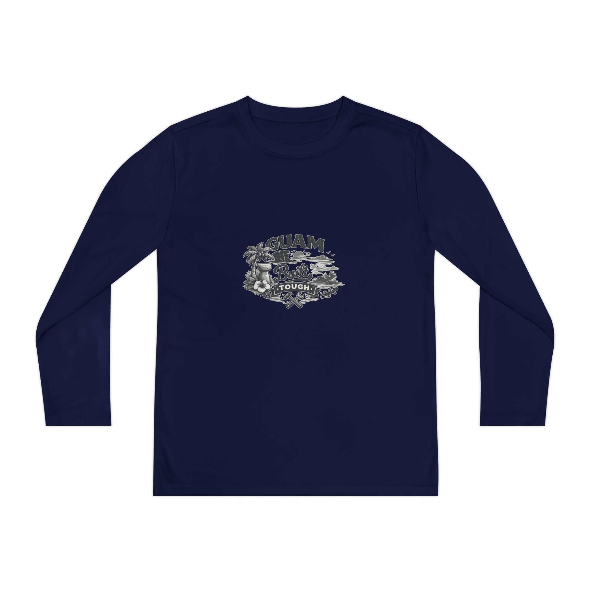 Guam Built Youth Long Sleeve Tee | Island Pride Graphic Shirt