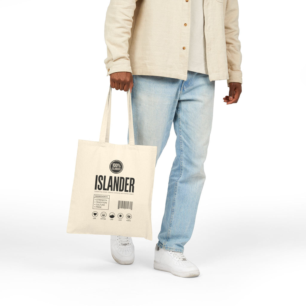100% Islander Cotton Canvas Tote Bag