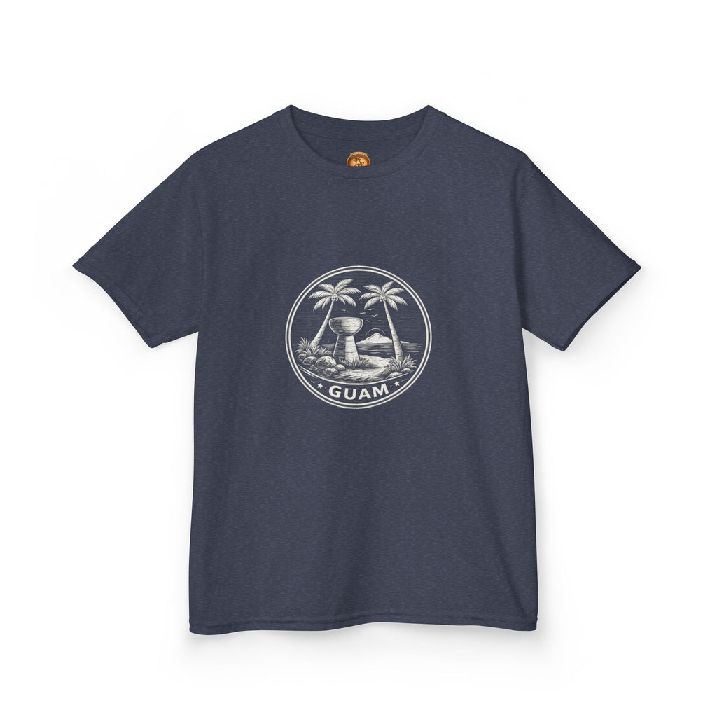 Kids Tee Guam Island Palm Logo