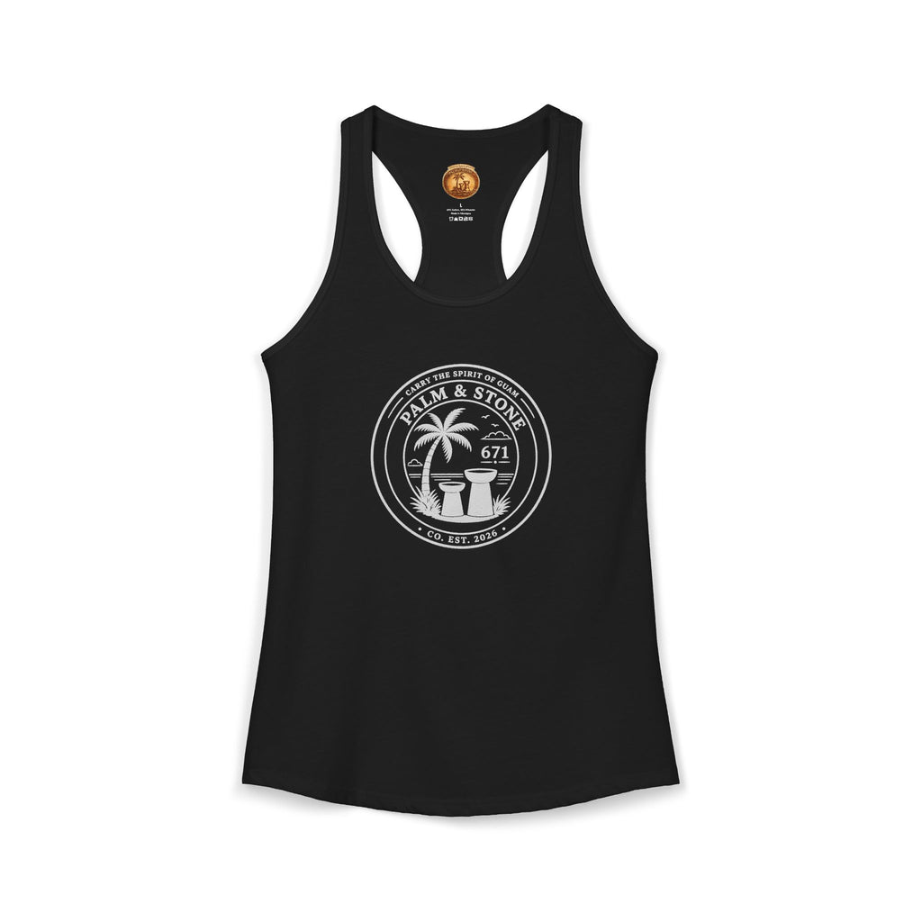 Women's Guam Island Palm | Ideal Racerback Tank