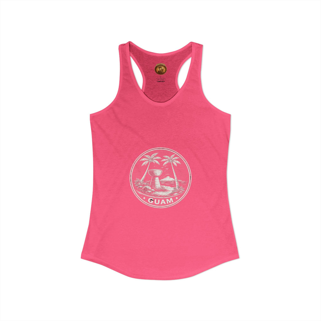 Women's Guam Island Palm | Ideal Racerback Tank