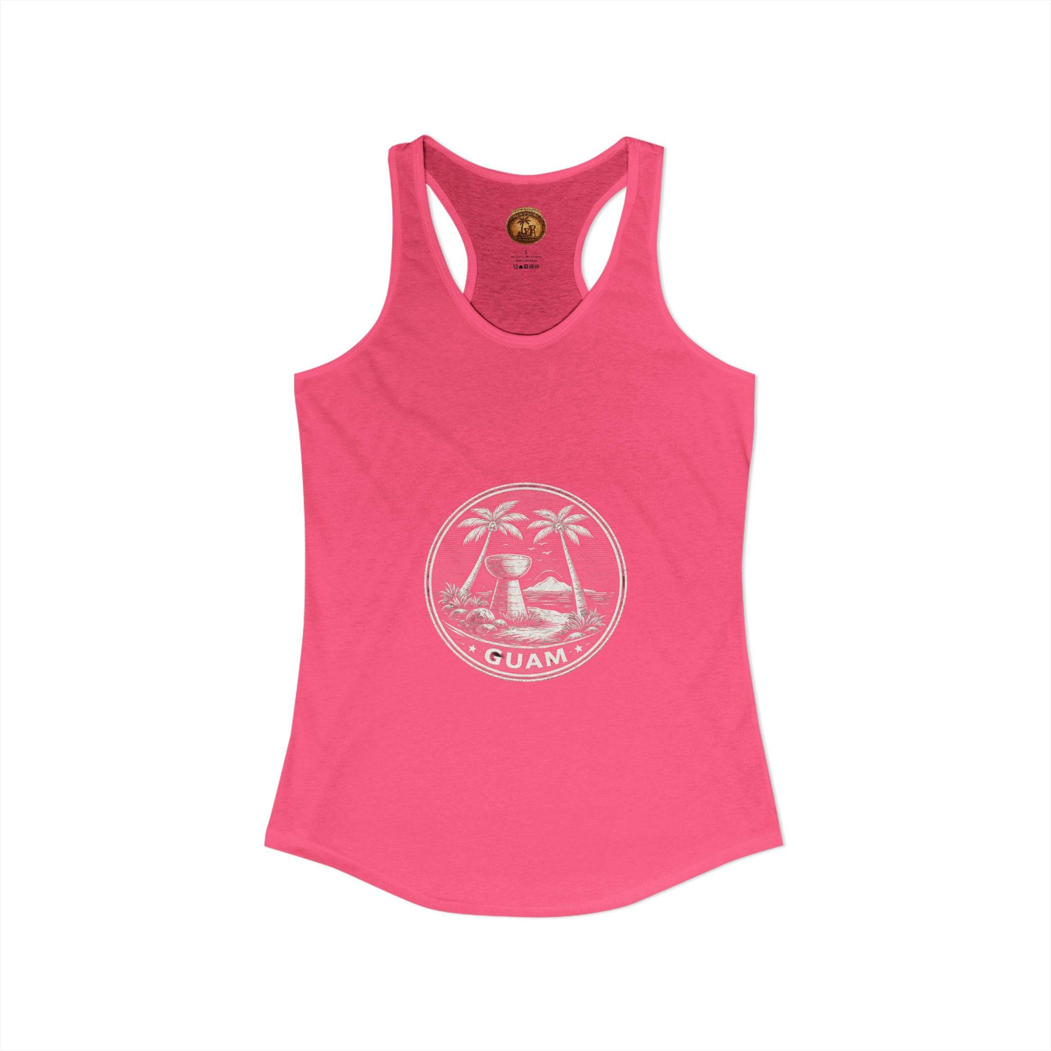 Women's Guam Island Palm | Ideal Racerback Tank