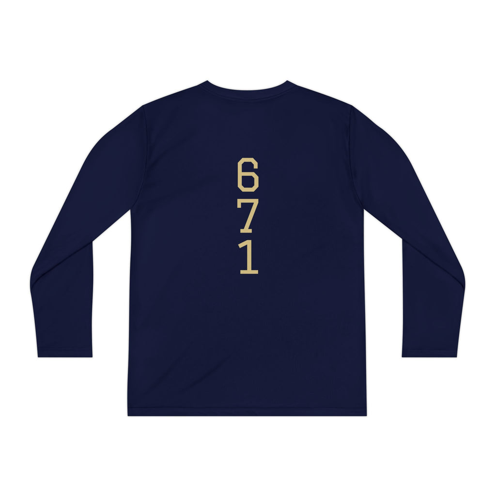 Guam 671 Long Sleeve Youth Tee "Where America's Day Begins"