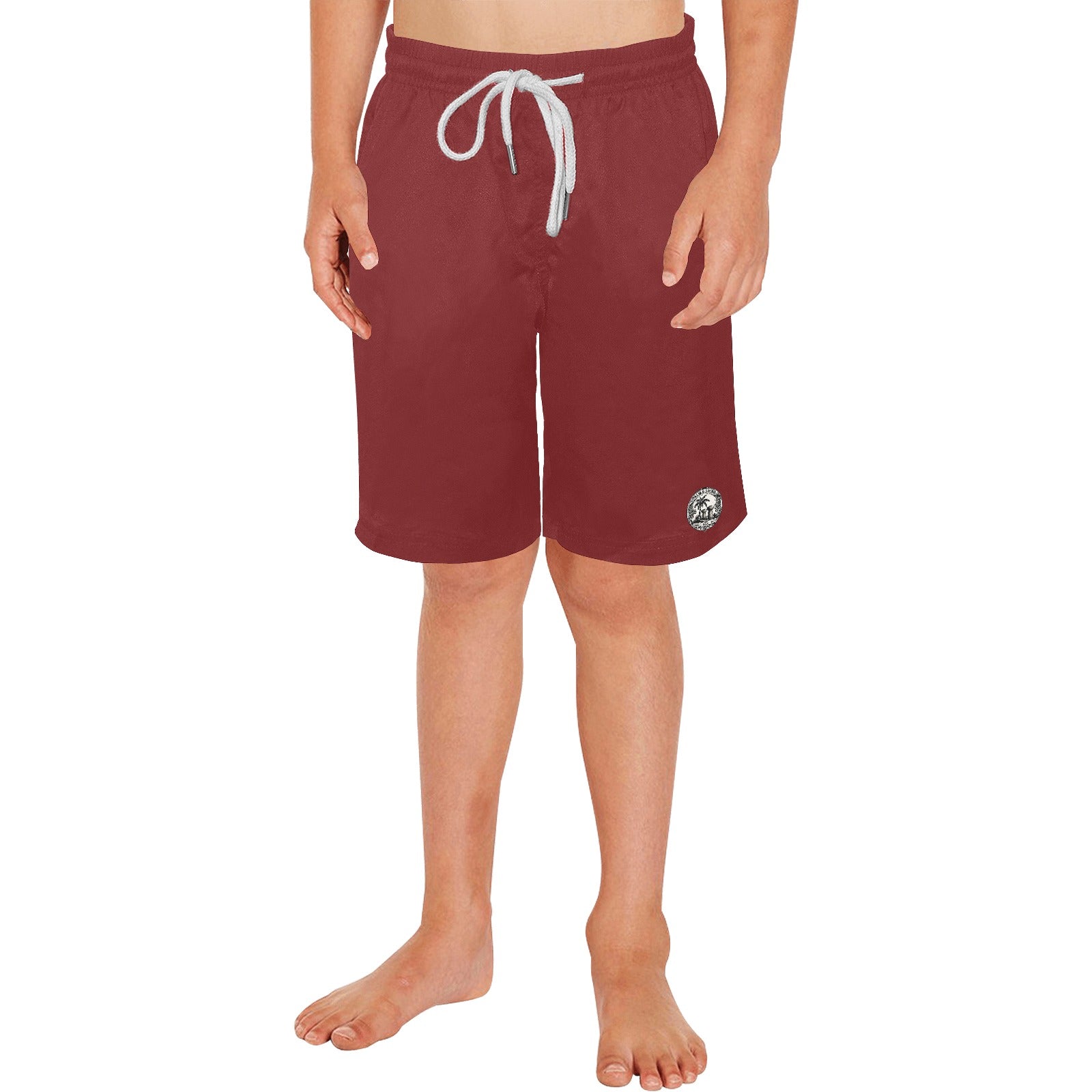 Palm & Stone Logo Boys' Causal Beach Shorts (5 colors | XS-XL)
