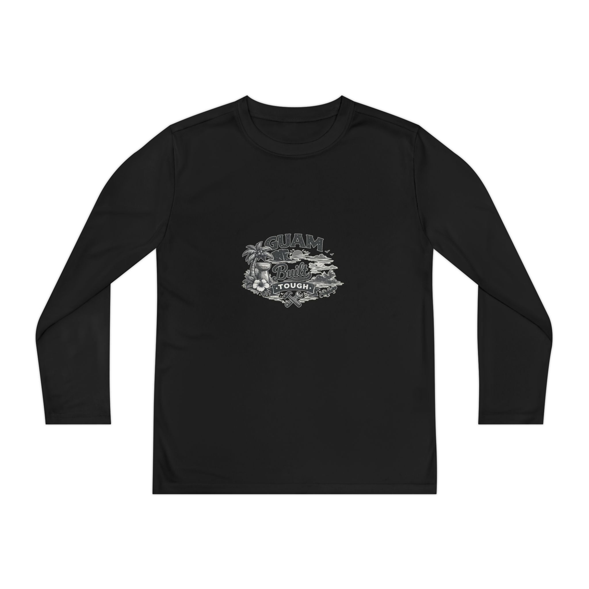 Guam Built Youth Long Sleeve Tee | Island Pride Graphic Shirt