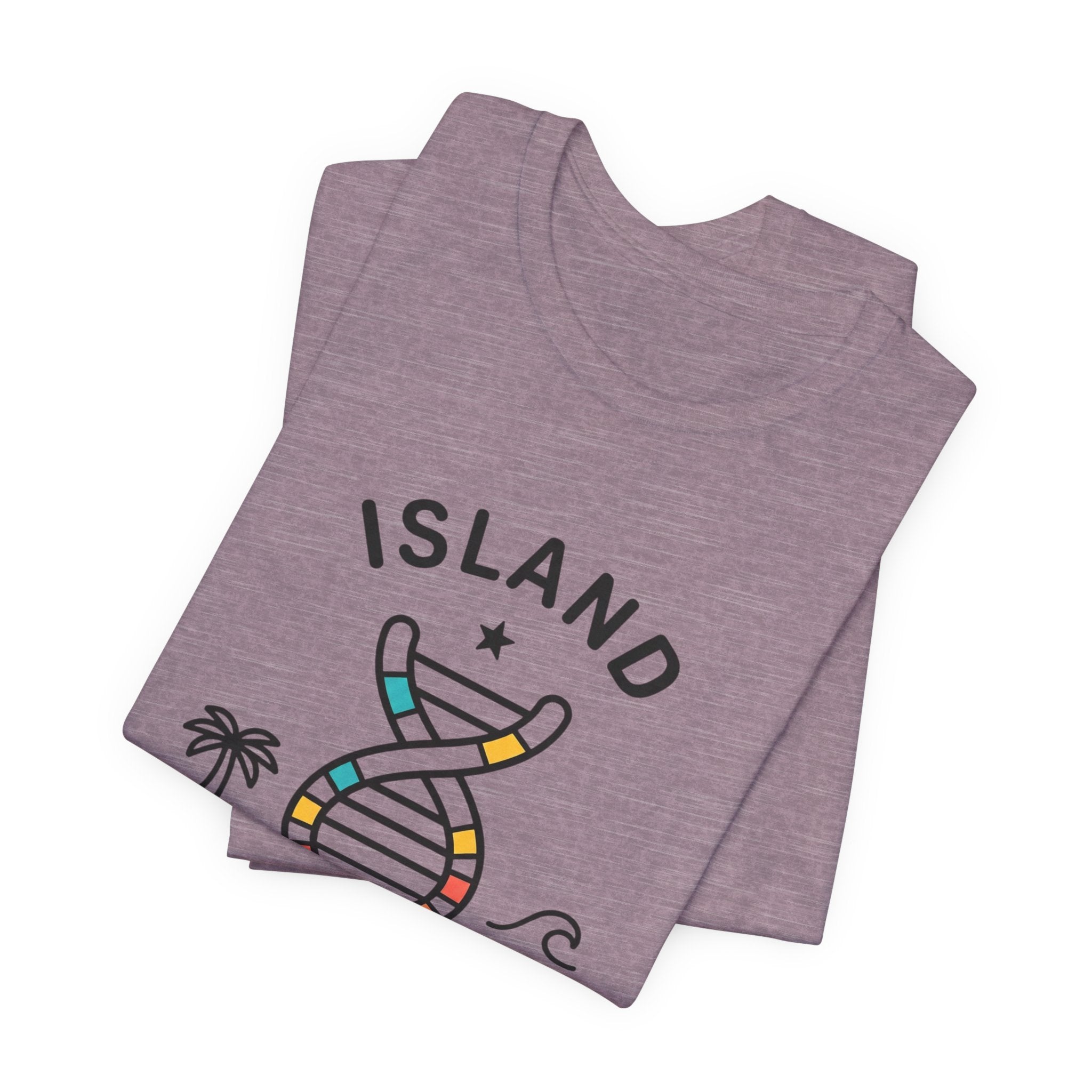 Island Heritage T-Shirt | Caribbean Pride, Retro Passport Stamp