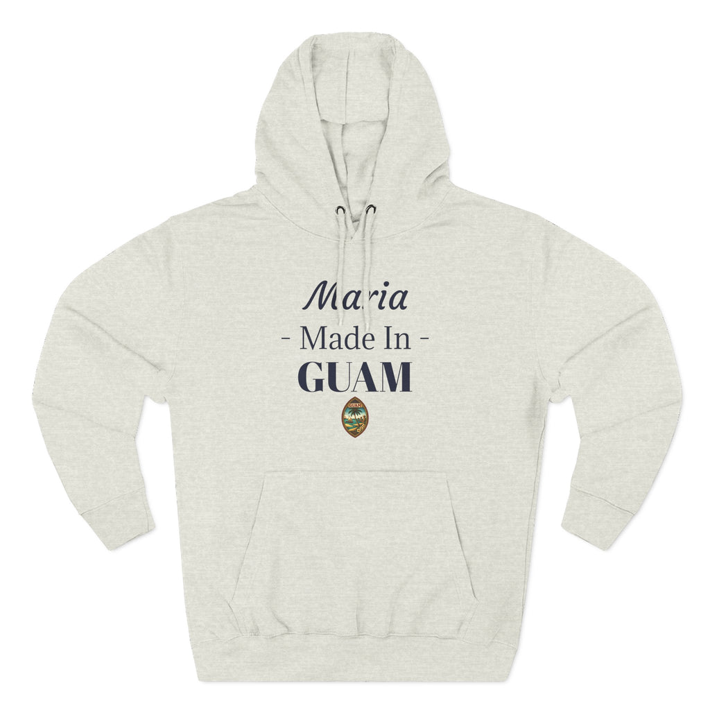 Made in Guam Personalized Hoodie | Customized Name Fleece Pullover