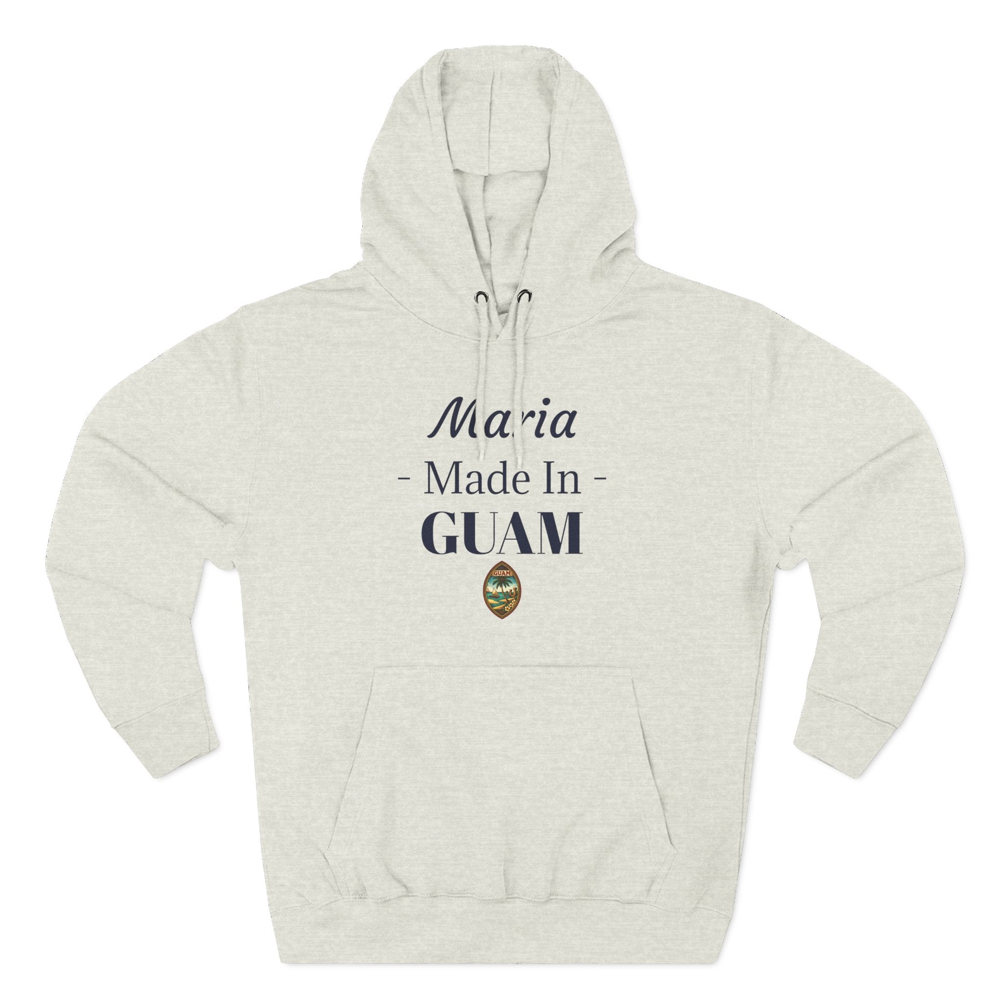 Made in Guam Personalized Hoodie | Customized Name Fleece Pullover