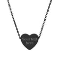 Heart Necklace (Engraving)