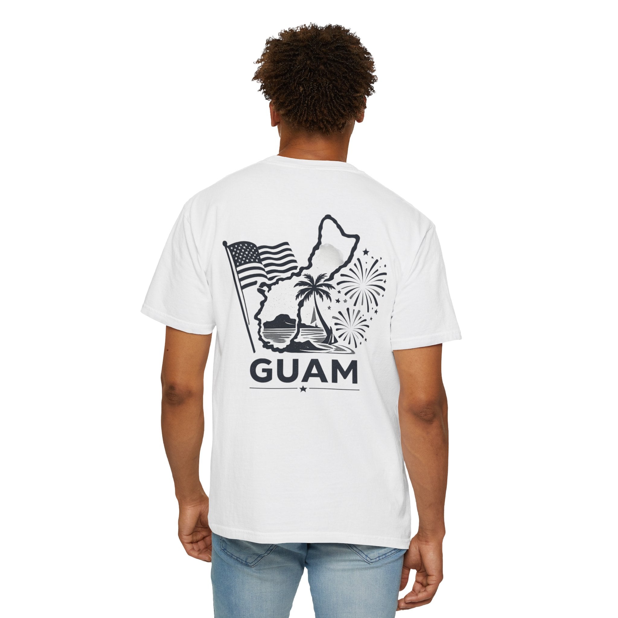 Adults Unisex 4th of July Island-Style T-Shirt