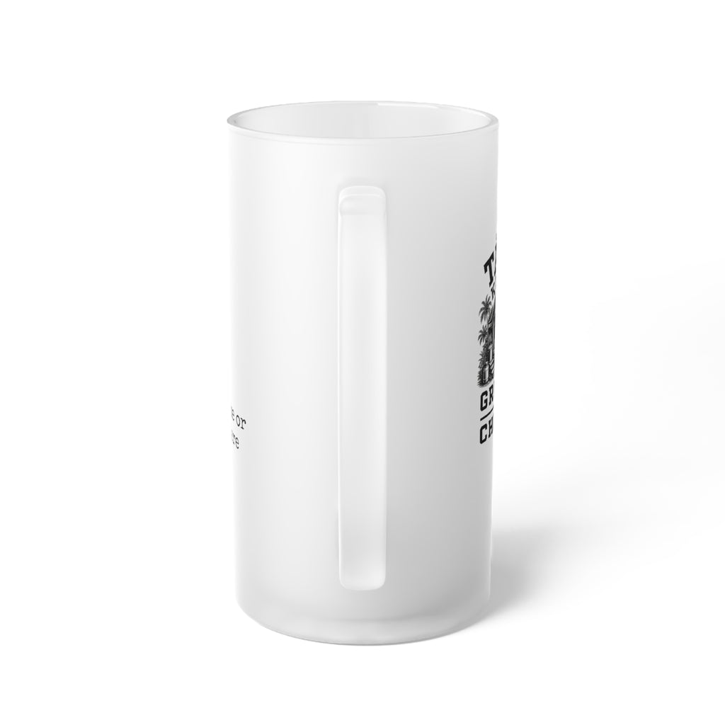 Personalized Frosted Glass Beer Mug