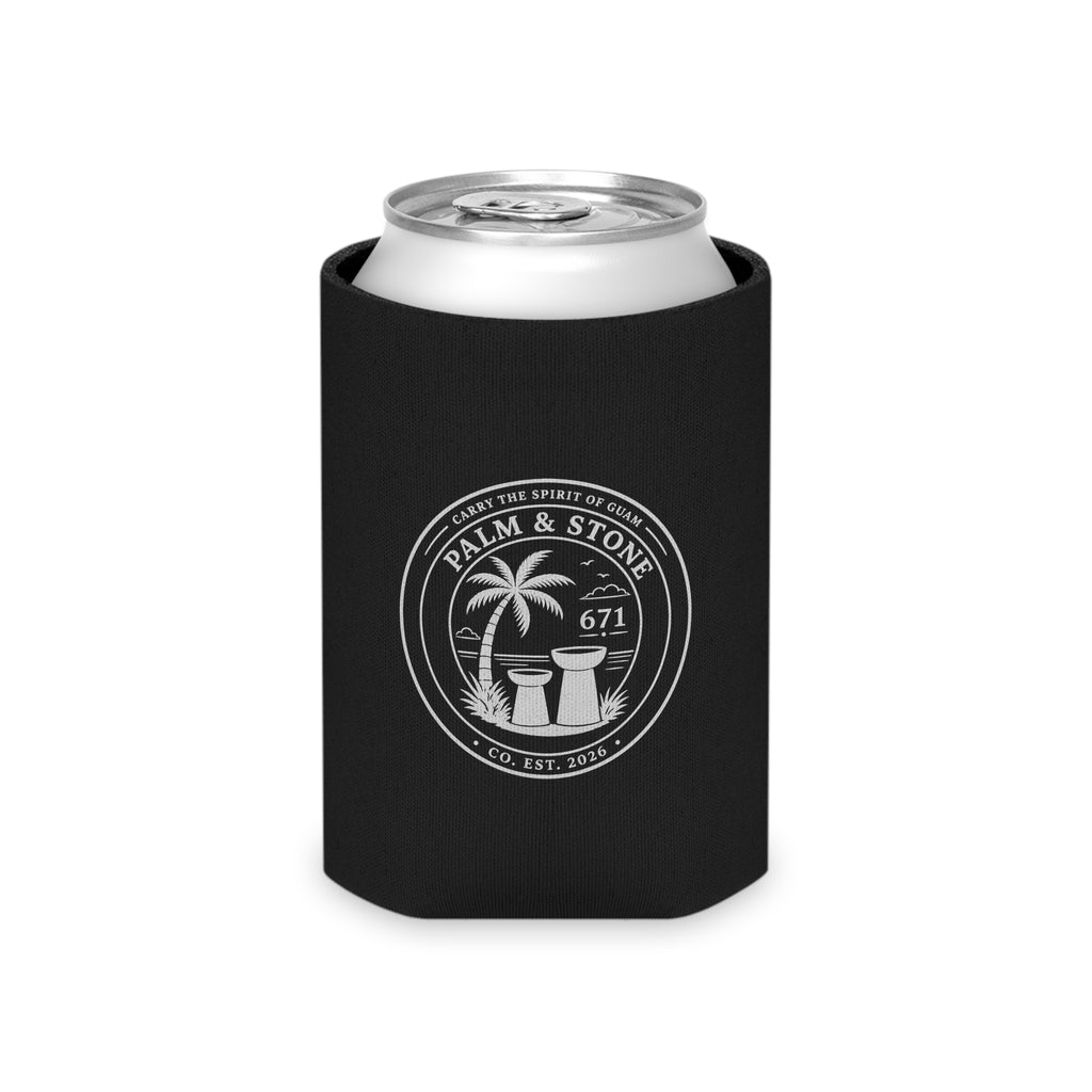 BLACK Guam Seal Tampa Can Cooler | Koozie