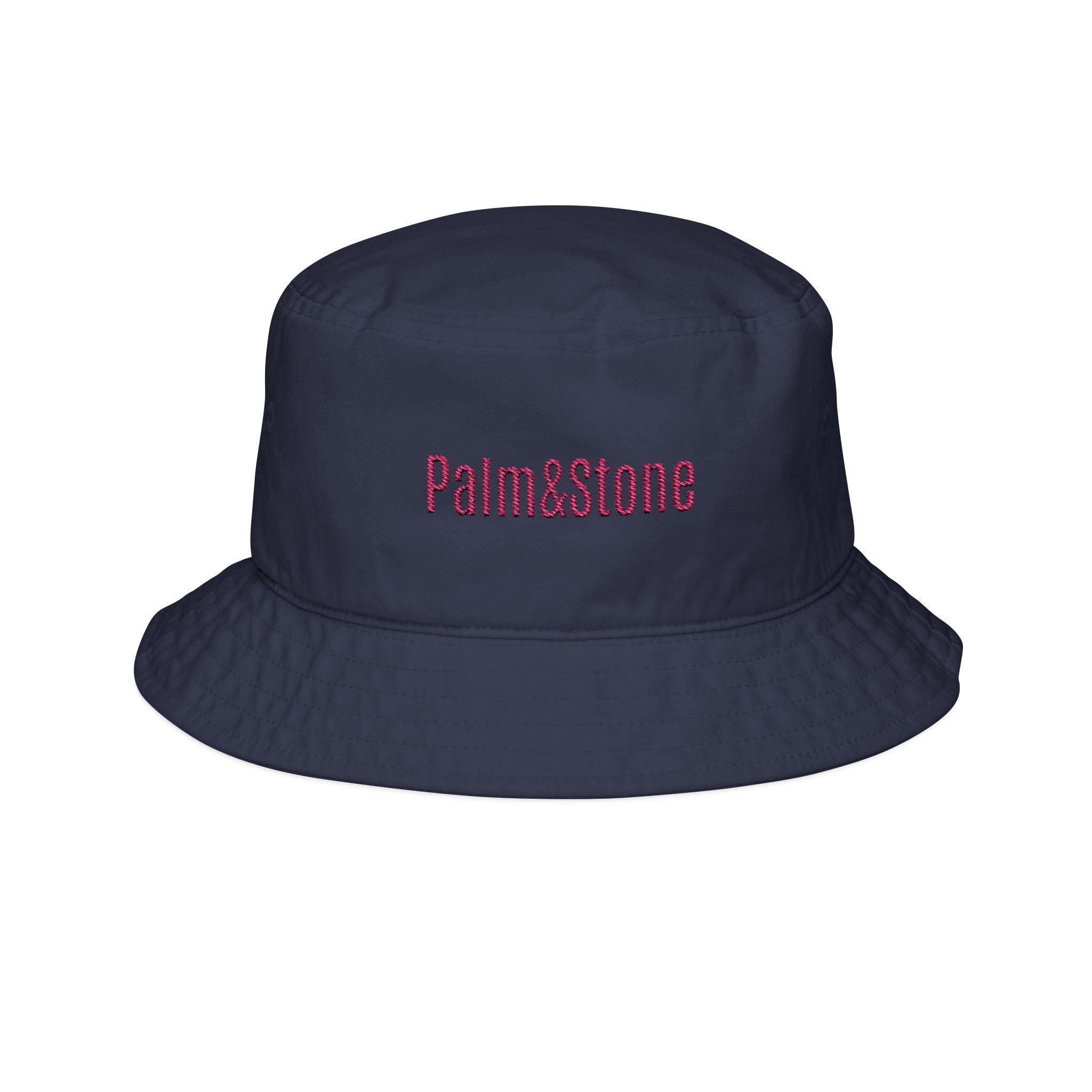 Personalized Embroidered Bucket Hat | Casual Sun Hat with Pink Logo