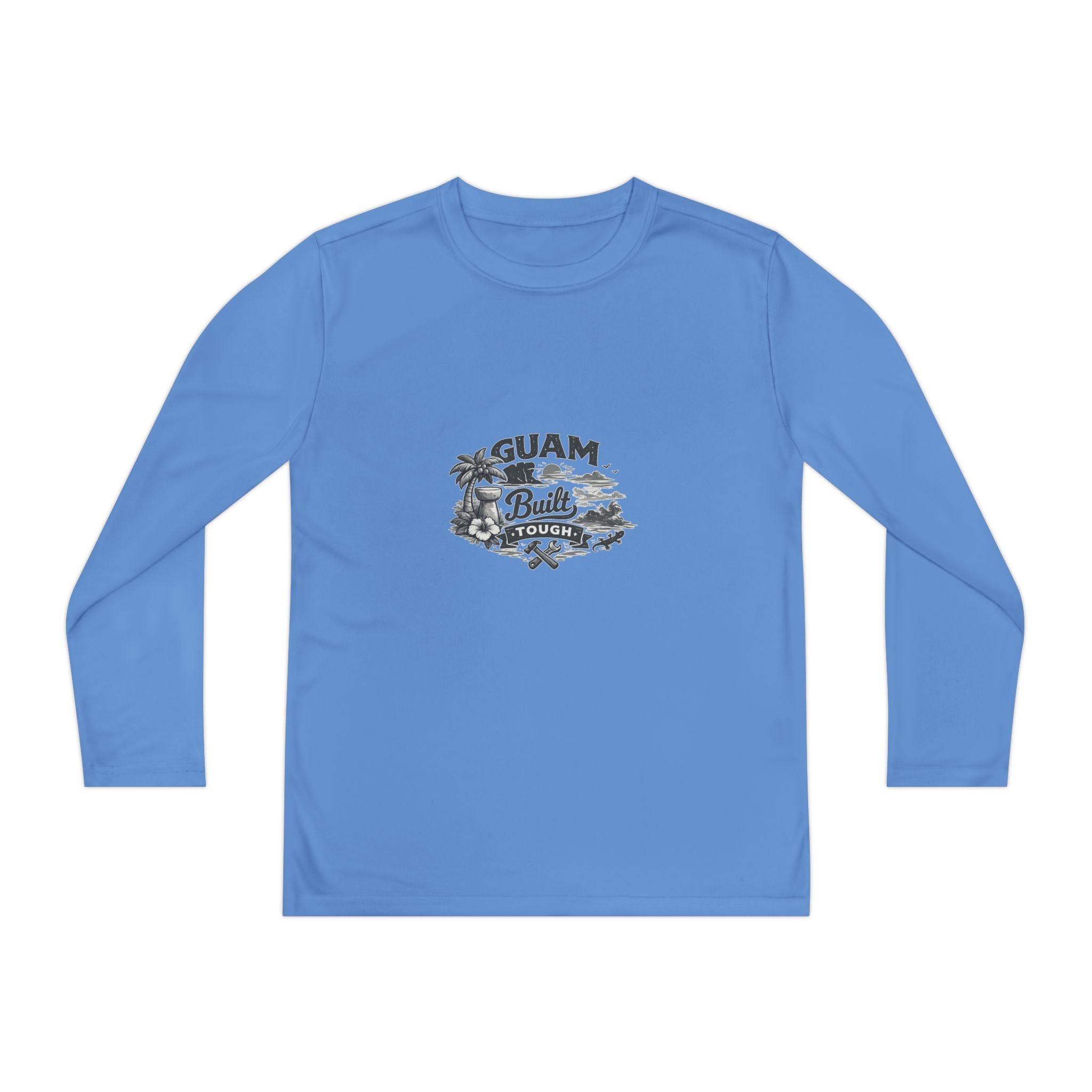 Guam Built Youth Long Sleeve Tee | Island Pride Graphic Shirt
