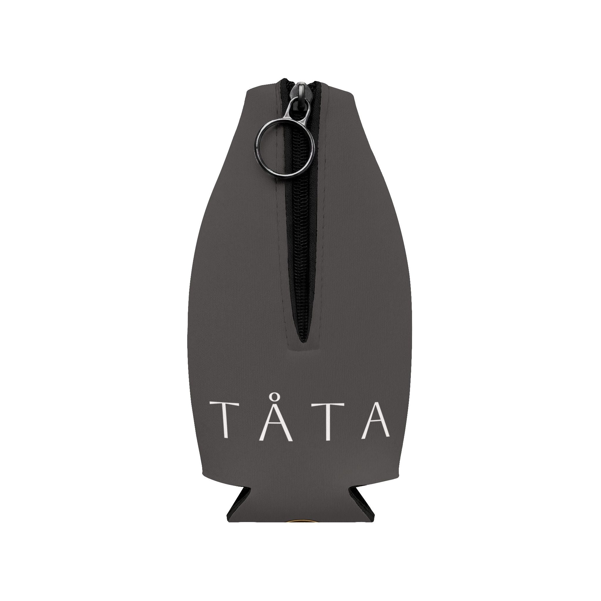 Personalized Tata's Kitchen Zip-Up Bottle Cooler Sleeve | Insulated Bottle/Keg Koozie