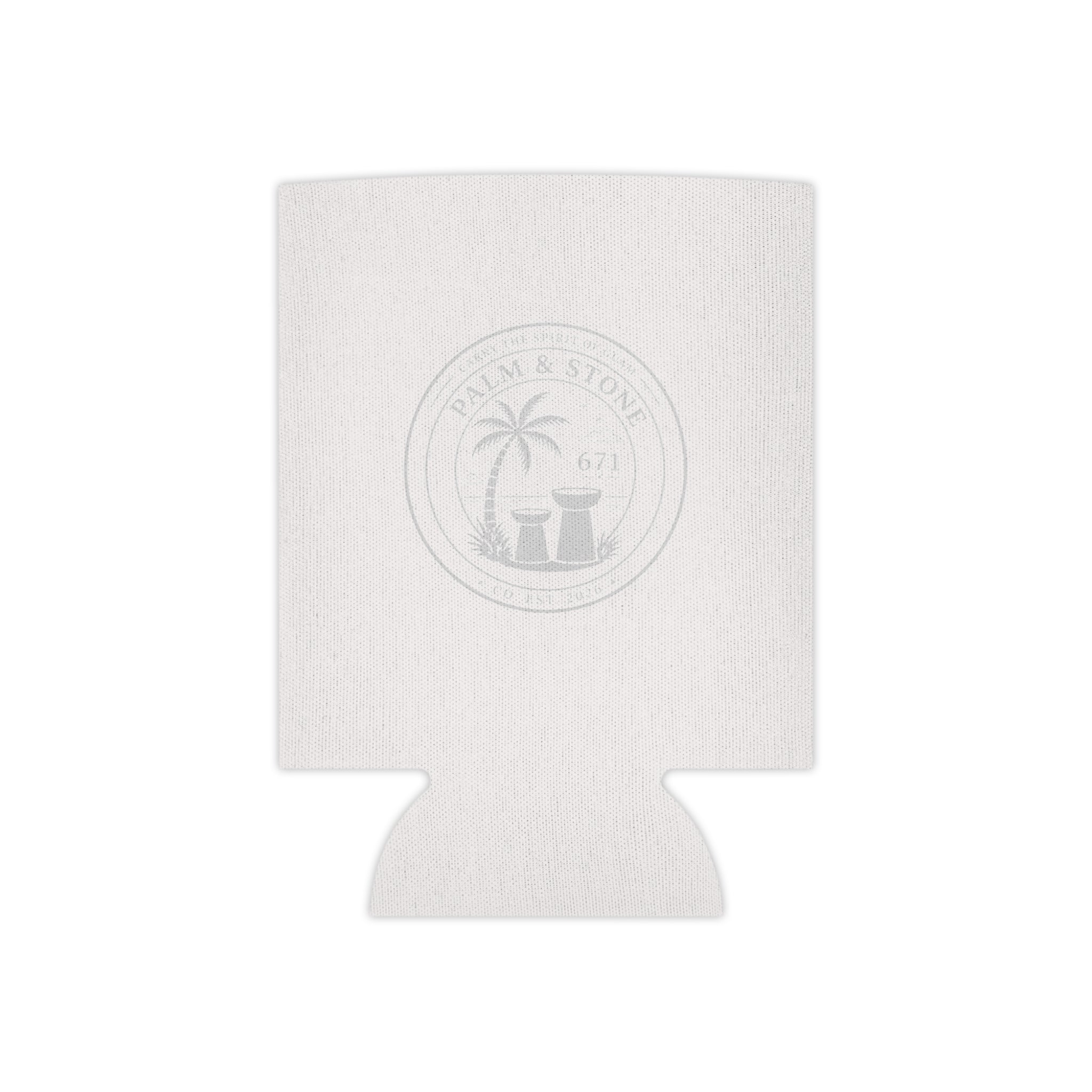 WHITE Guam Seal Tampa Can Cooler/Koozie
