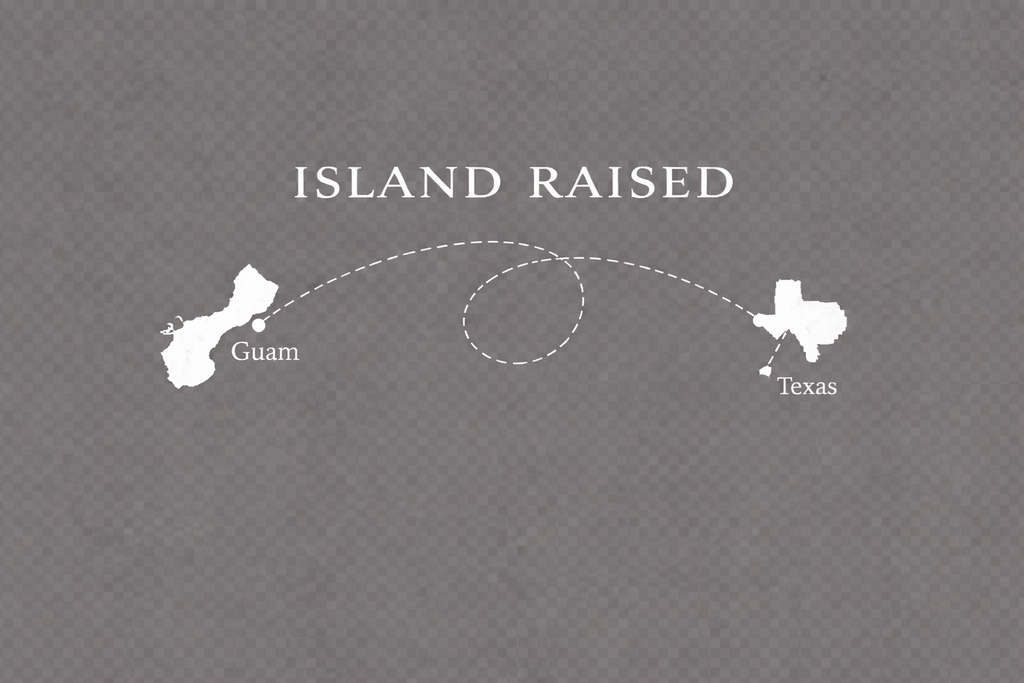Island Raised Youth lightweight hooded sweatshirt | Optional: GU-State/Country Customization