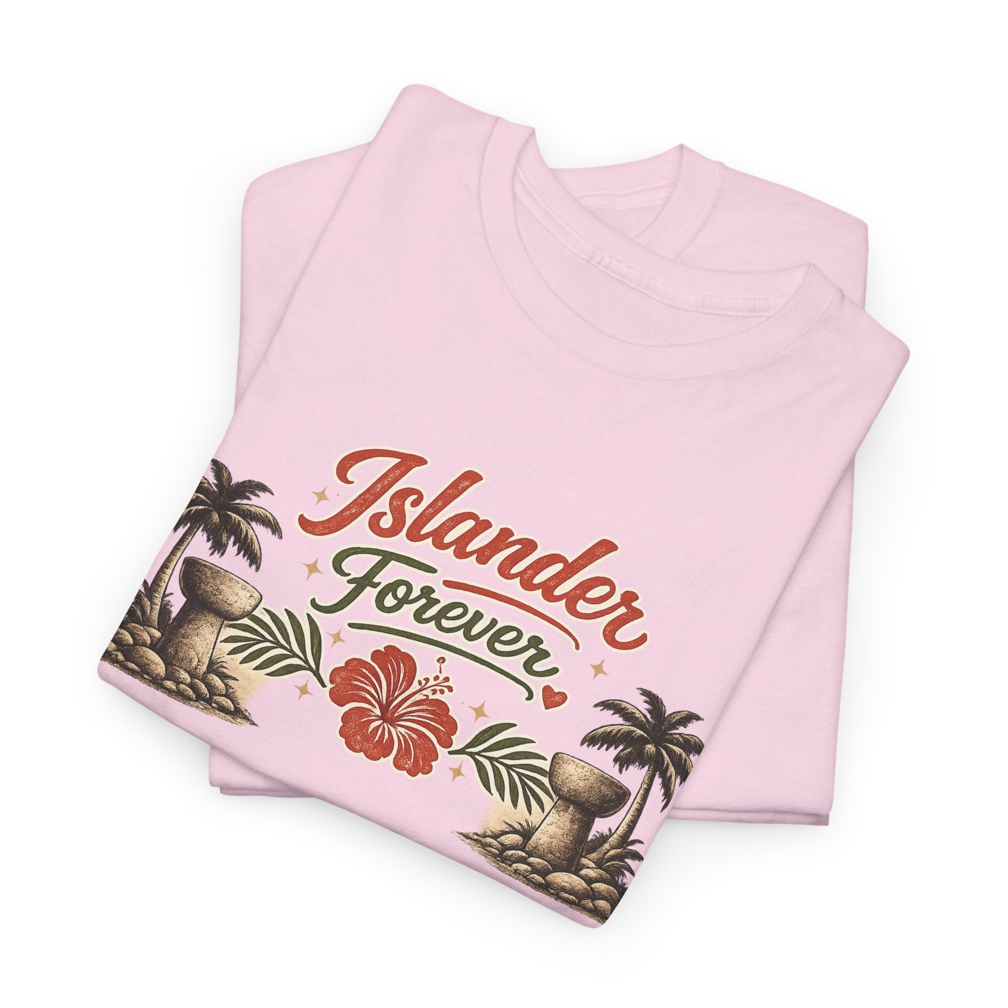Personalized Islander Forever Unisex Heavy Cotton Tee (sample mockup)
