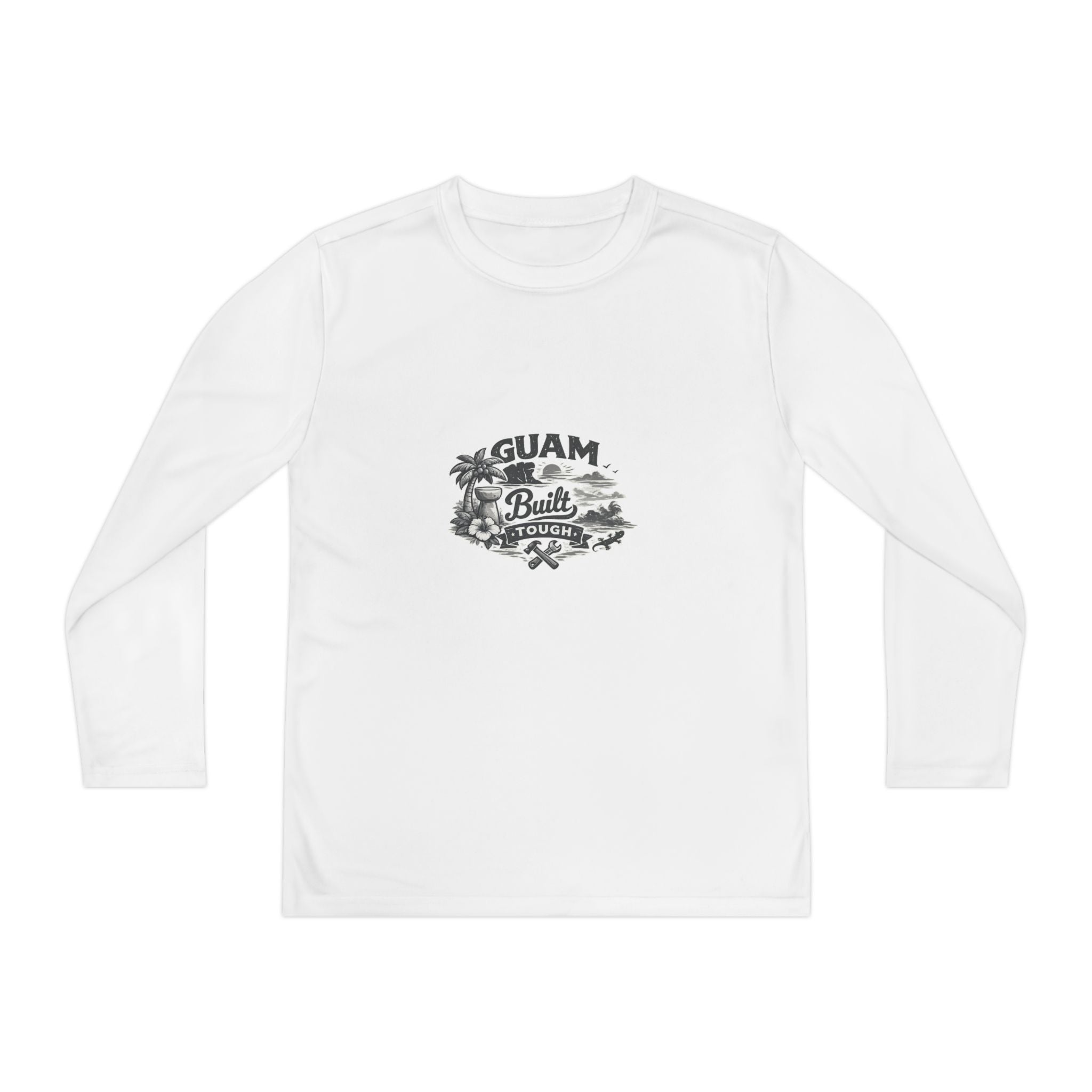 Guam Built Youth Long Sleeve Tee | Island Pride Graphic Shirt
