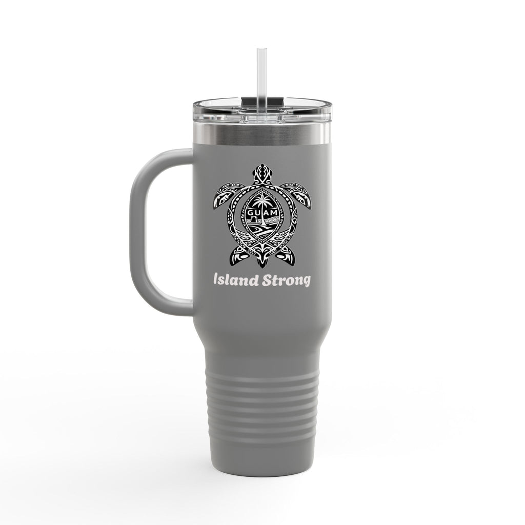 40oz Insulated Travel Mug | Personalized Name | Mason Sea Turtle Design