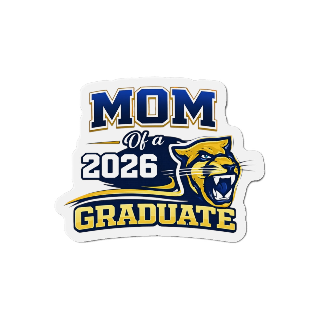 Personalized Graduate Die-Cut Magnet