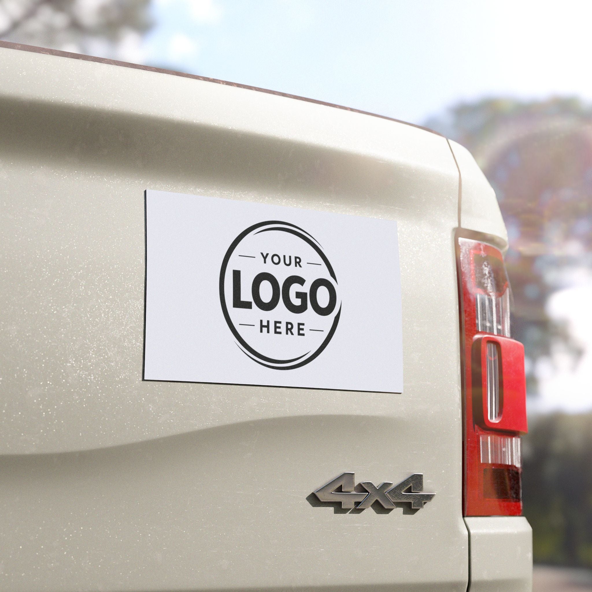Custom Car Magnet — Personalized Logo Magnetic Sign for Vehicles