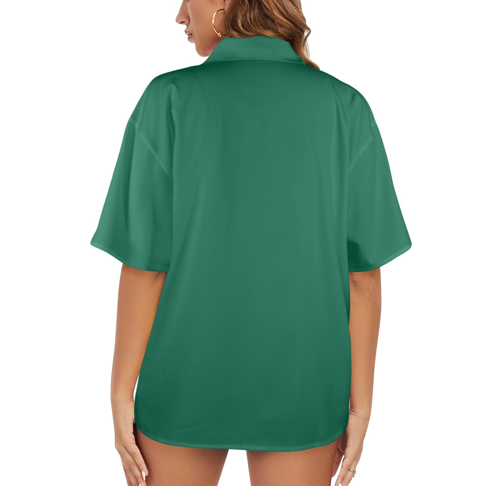 Women's Palm & Stone Print Shirt  (5 colors / S-5XL)