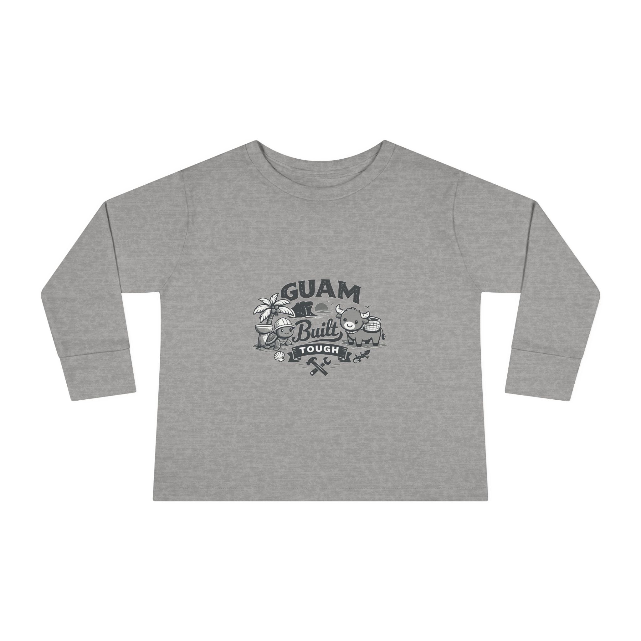 Guam Built Tough Toddler Long Sleeve Tee