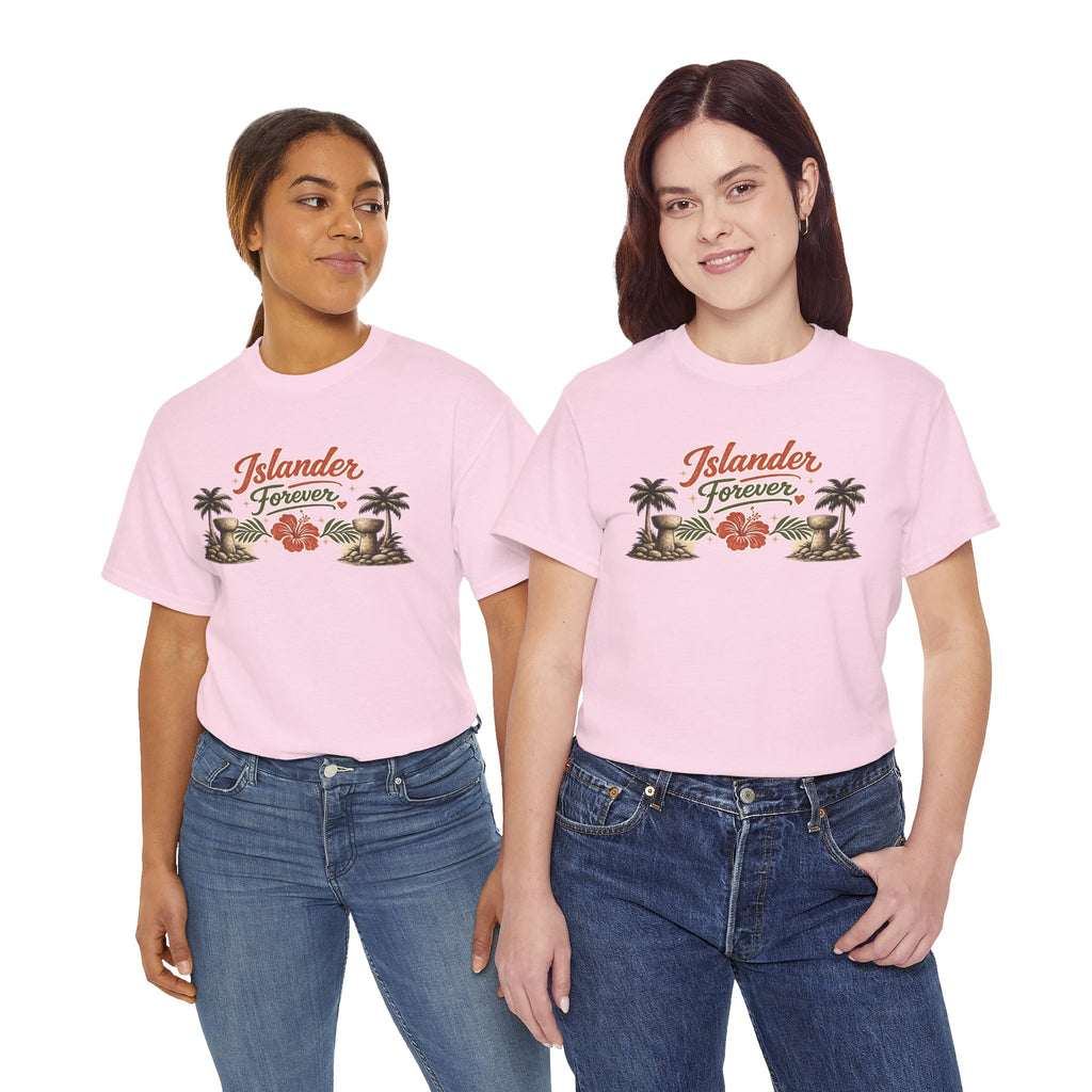 Personalized Islander Forever Unisex Heavy Cotton Tee (sample mockup)
