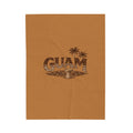 Guam Velveteen Plush Blanket |Tropical Island Souvenir Throw