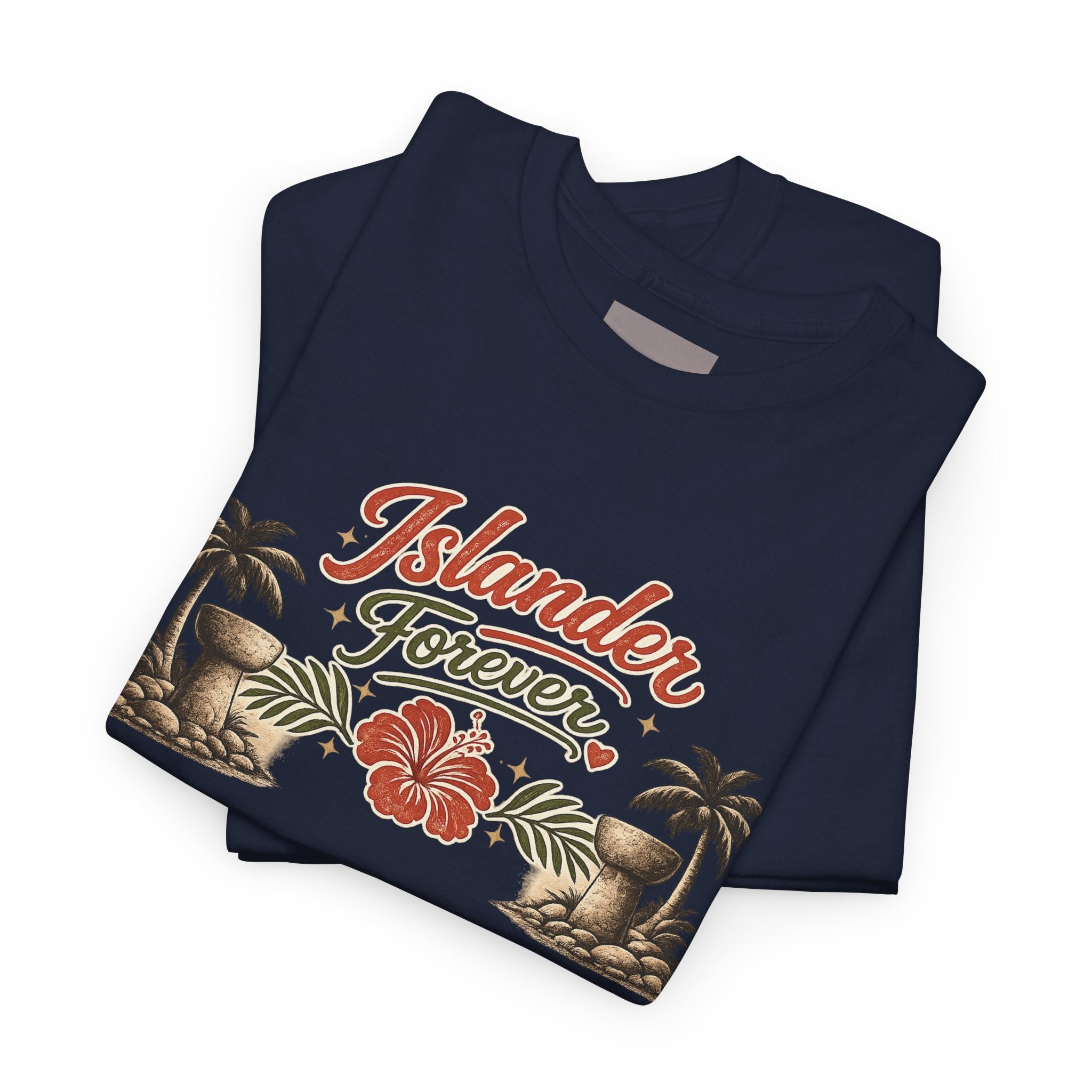 Personalized Islander Forever Unisex Heavy Cotton Tee (sample mockup)