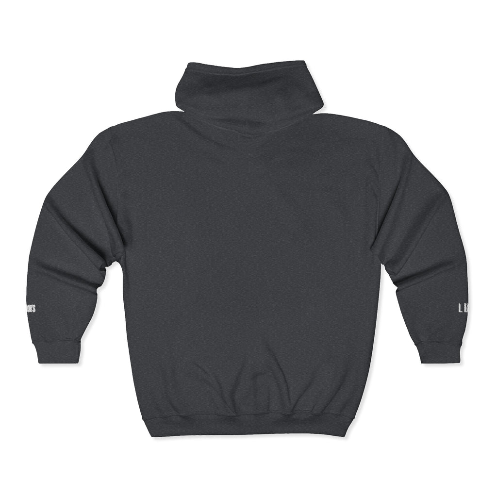 Personalized Unisex Heavy Blend™ Full Zip Hooded Sweatshirt (Add your school name, logo, subject, initials)