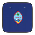 Guam Flag Car Sun Shade | Tropical Palm Windshield Protector