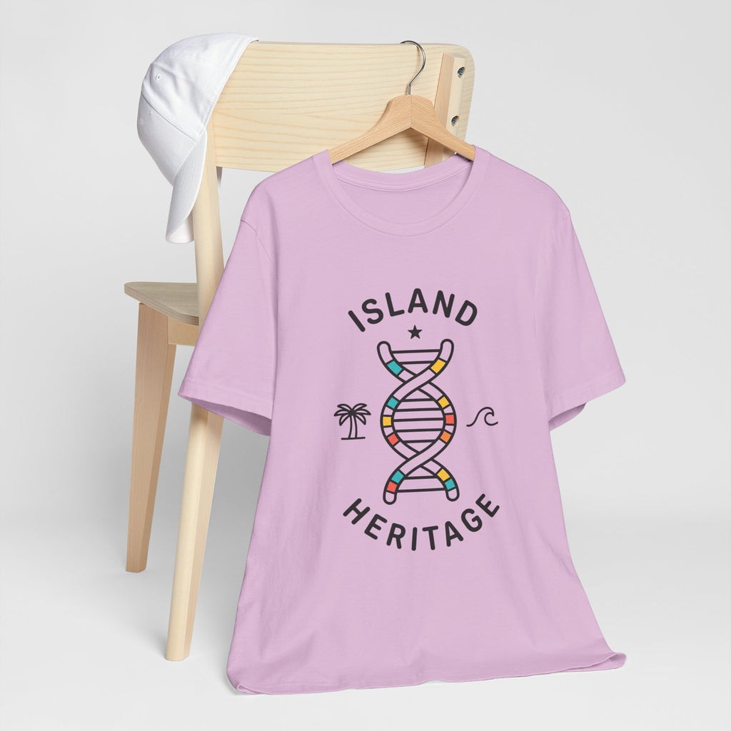 Island Heritage T-Shirt | Caribbean Pride, Retro Passport Stamp