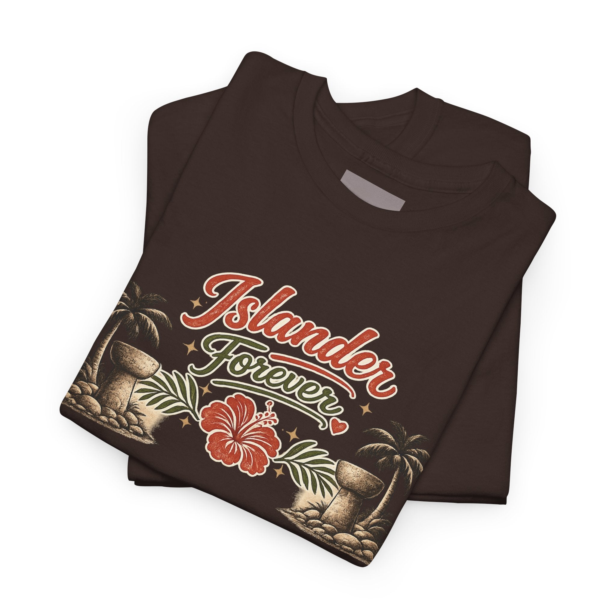Personalized Islander Forever Unisex Heavy Cotton Tee (sample mockup)