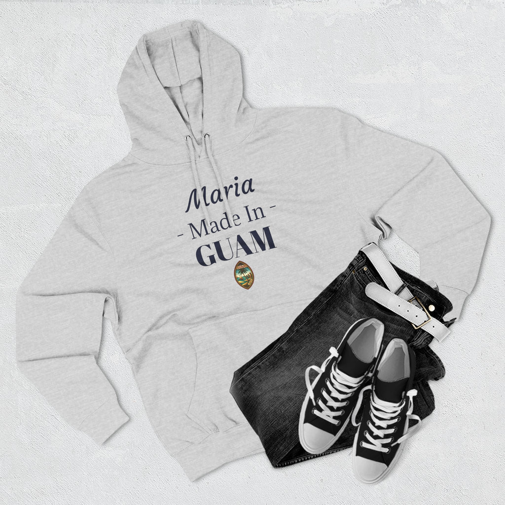 Made in Guam Personalized Hoodie | Customized Name Fleece Pullover