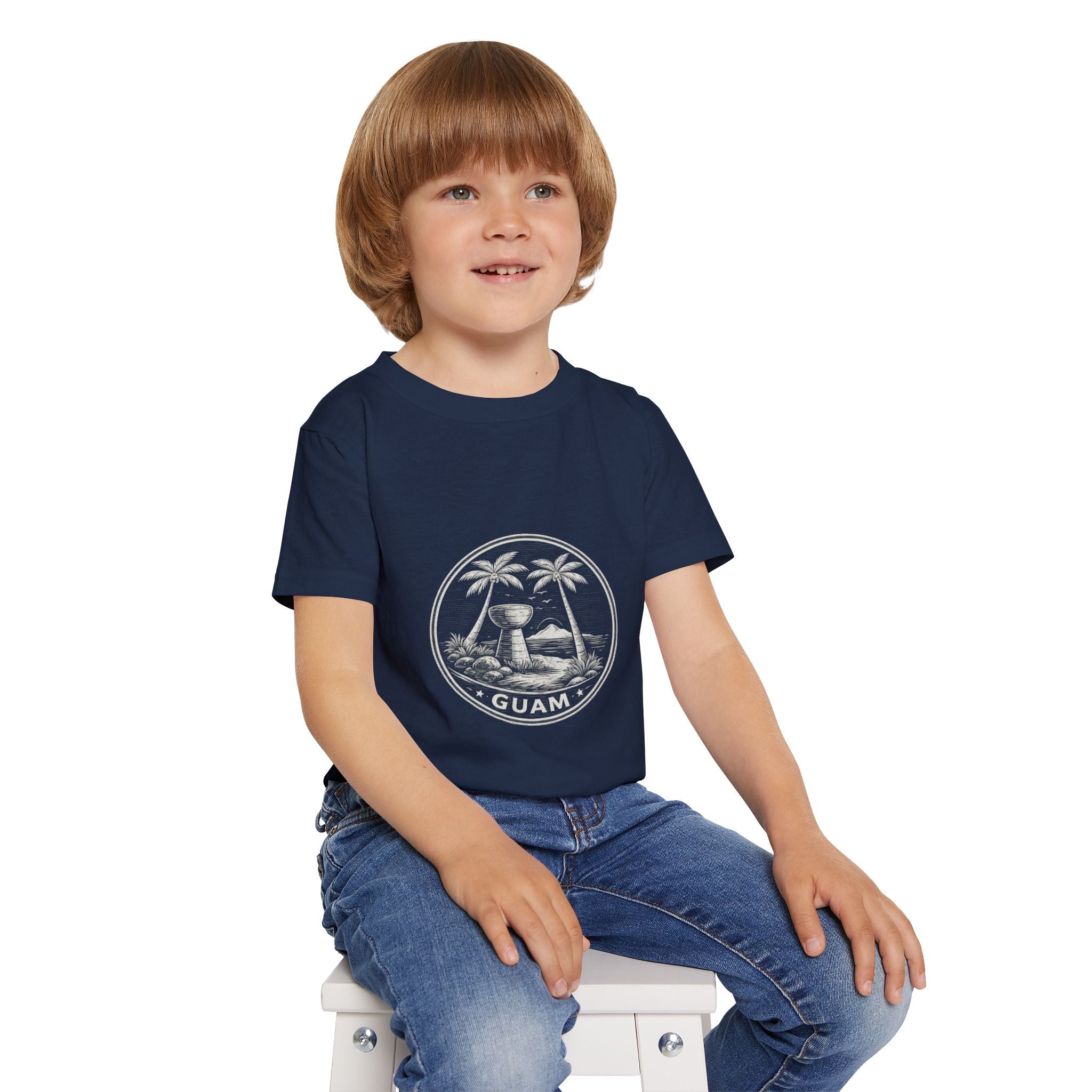 Toddler T-Shirt Guam Island Palm Logo