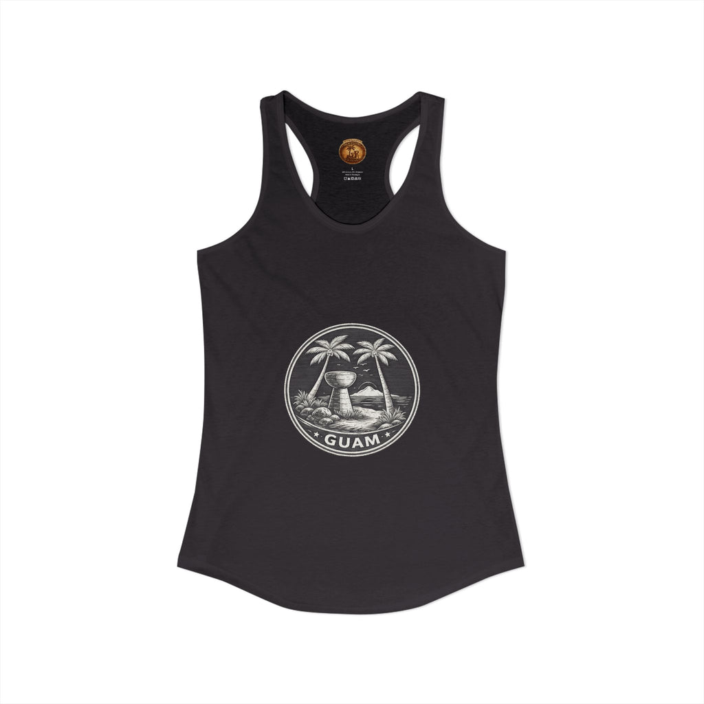 Women's Guam Island Palm | Ideal Racerback Tank