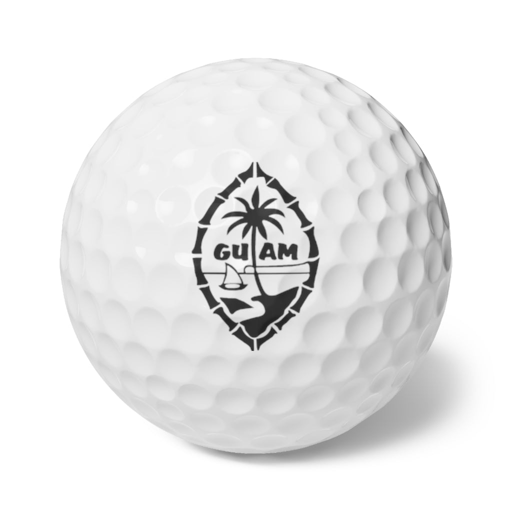 Guam Tribal Seal Golf Balls, 6pcs | Personalized Image or Name (Optional)