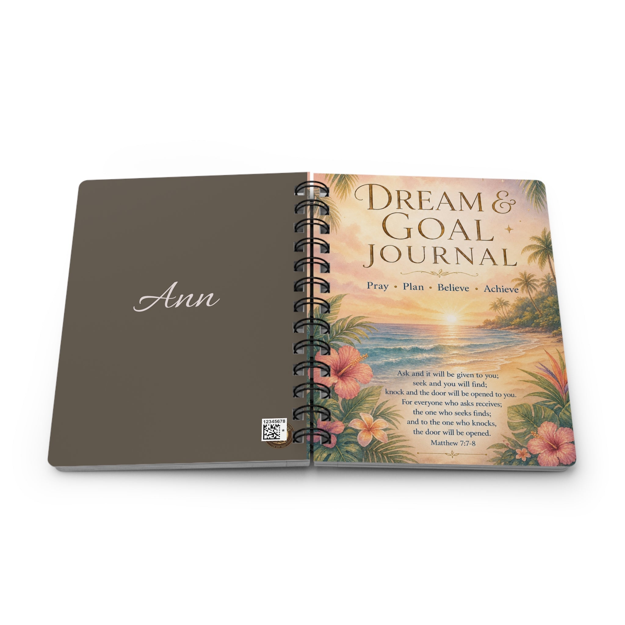 Personalized Spiral Notebook (Add your design)