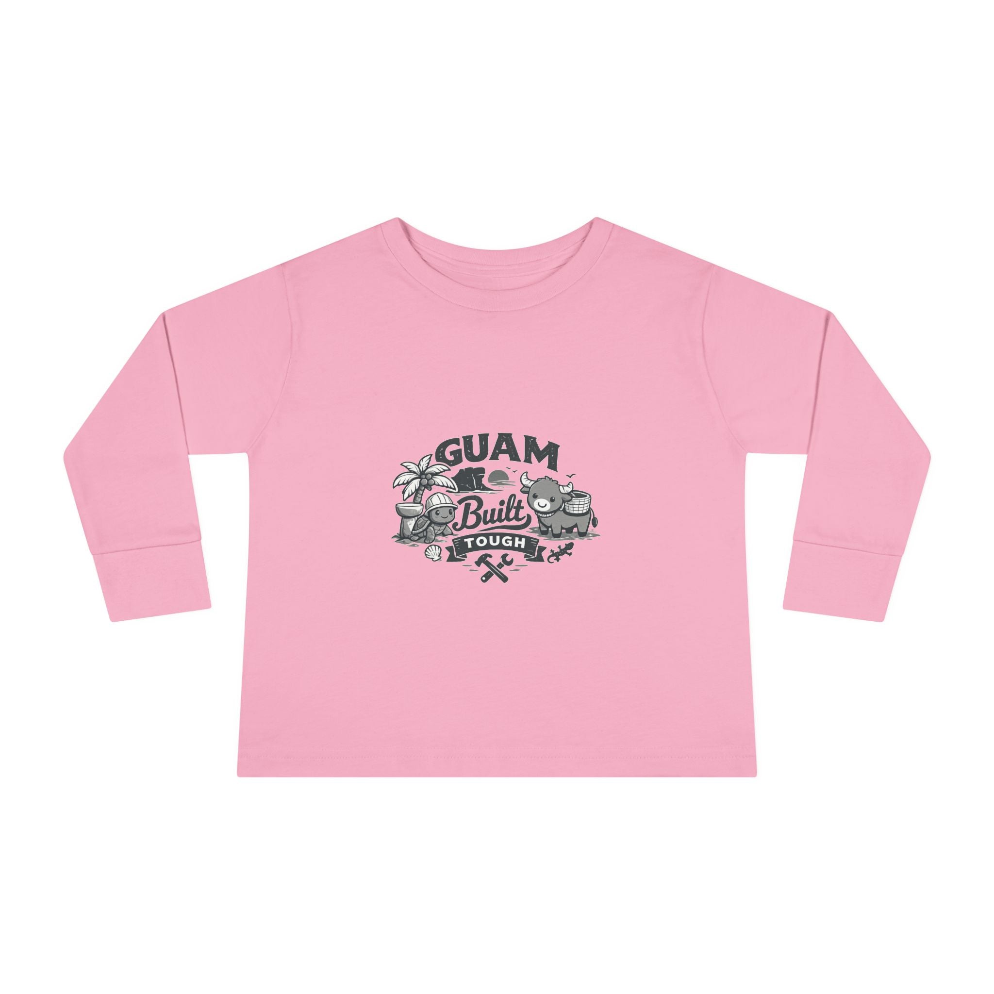 Guam Built Tough Toddler Long Sleeve Tee